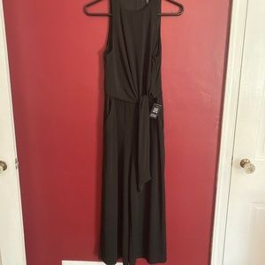 Express size small NWT black sleeveless jumpsuit